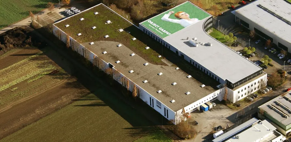 Luftbild THE BASE19., Rechbergstraße 19, Denkendorf bei Stuttgart